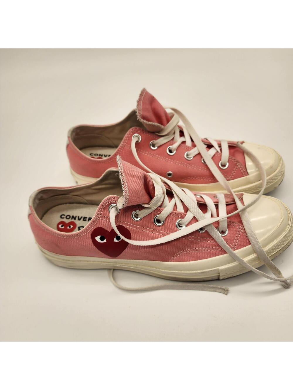 Comme des Garçons PLAY x Converse Chuck 70 Low Bright Pink 10 ladies